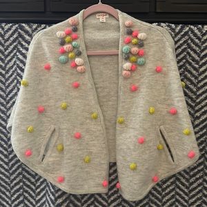 Pom poncho/cape, EUC MINT CONDITION, S/M